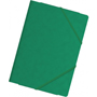 DOHE CARPETA GOMAS CARTULINA 600G FOLIO VERDE 10-PACK 10084